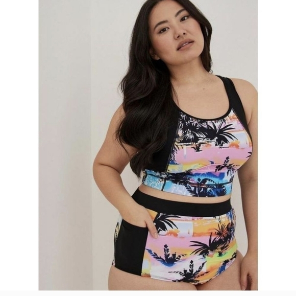 TORRID active Swim Bottom, Sz M/L fits L/XL NWT - Picture 1 of 10
